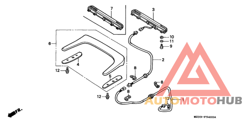 High mount stop light