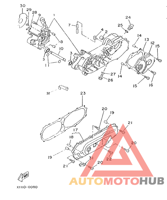 Картер двигателя
