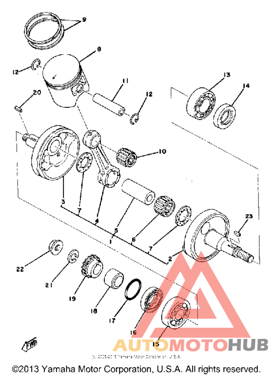 Коленвал,поршни