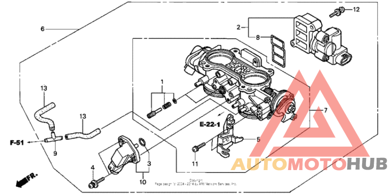 Корпус Дросселя