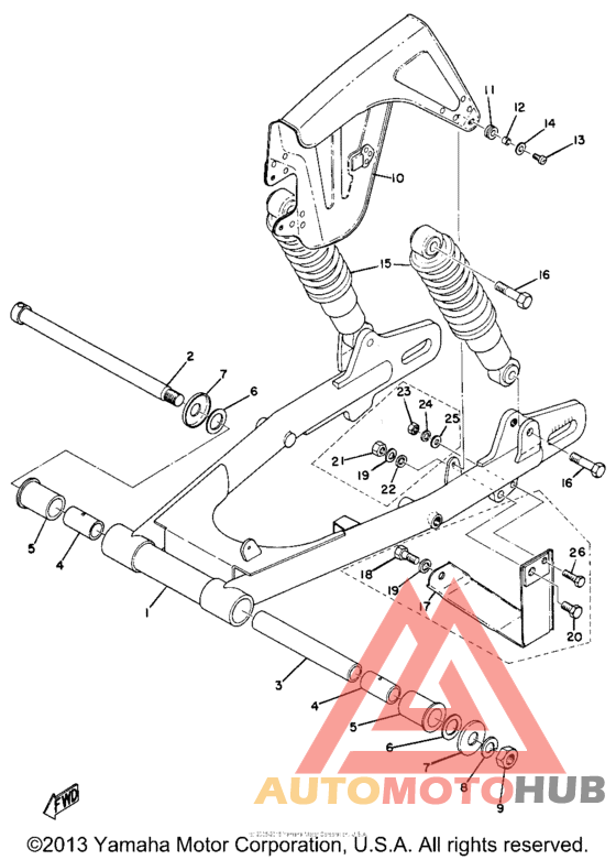 Rear arm & rear cushion