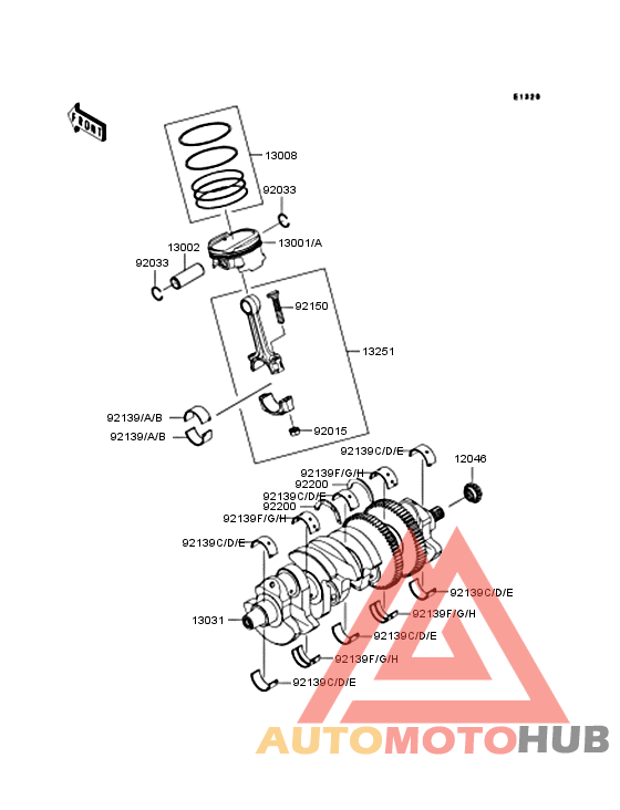 Crankshaft/piston