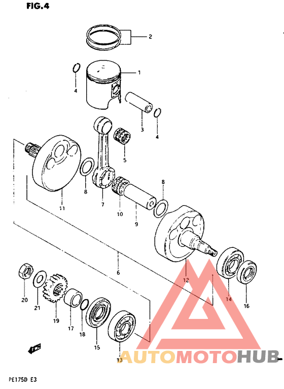 Вал коленчатый