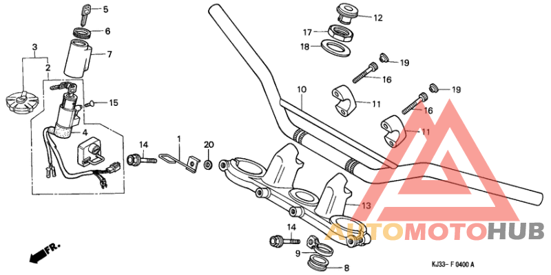 Handle pipe/top bridge