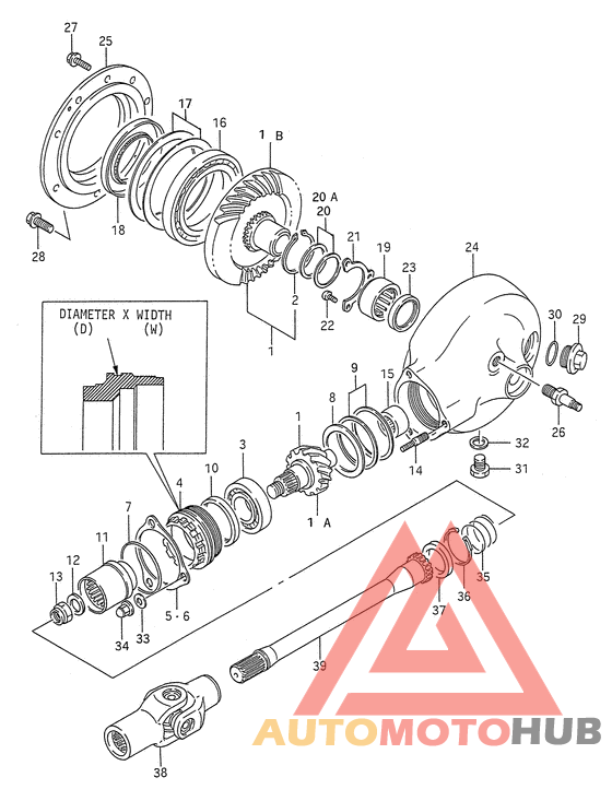 Propeller/drive gear