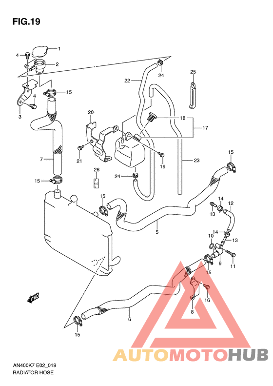Радиатор hose