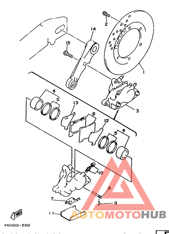 Задний суппорт