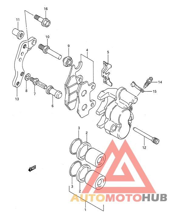 Передний суппорт