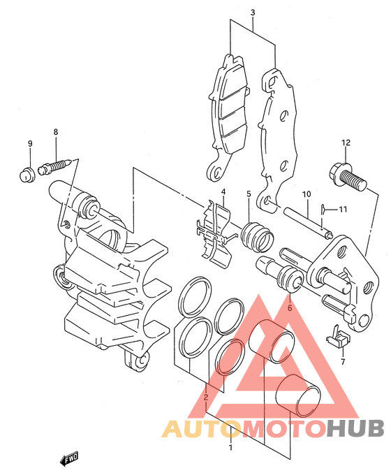 Передний суппорт