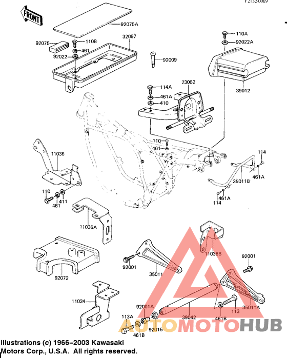 Battery case/electro bracket
