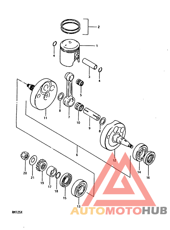 Вал коленчатый
