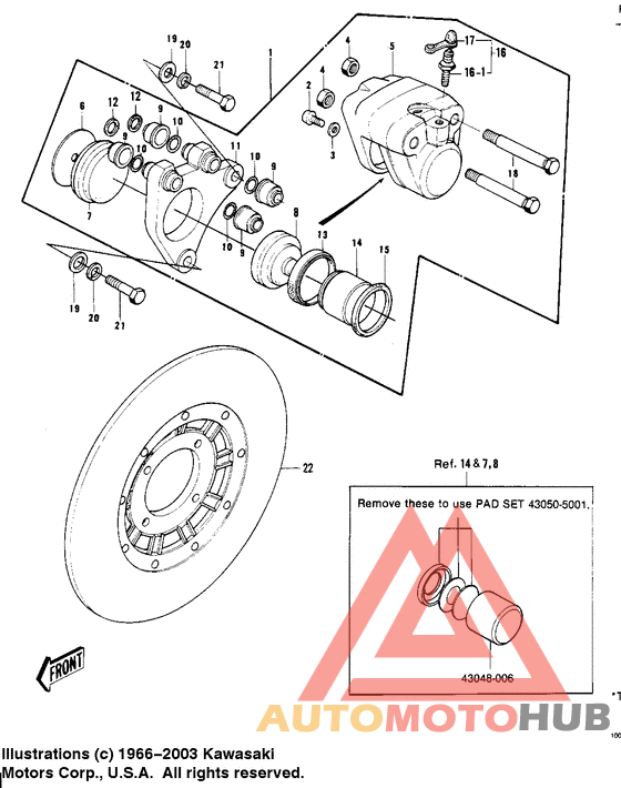 Передний суппорт