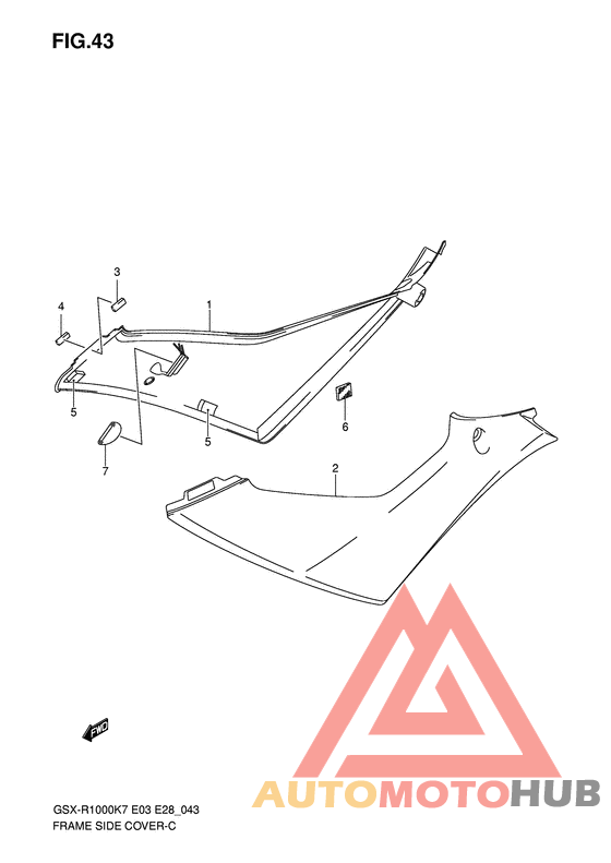 Frame side cover
