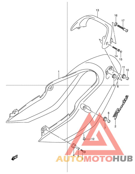 Обтекатель сидения