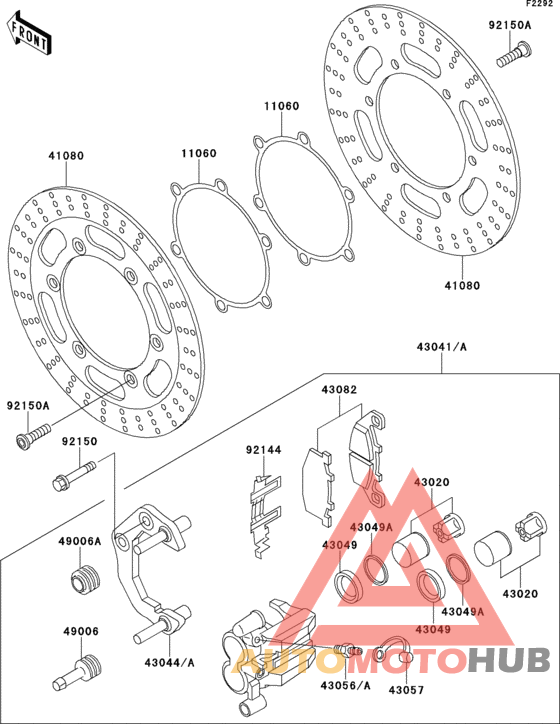 Передний тормоз