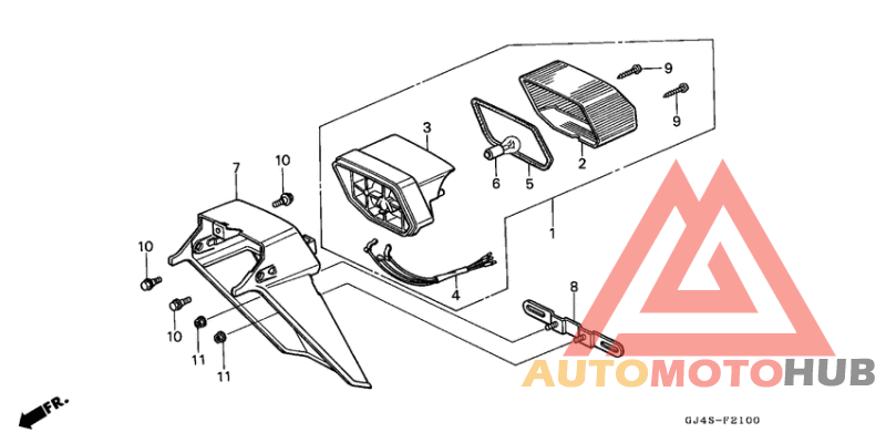 Taillight unit ass`y