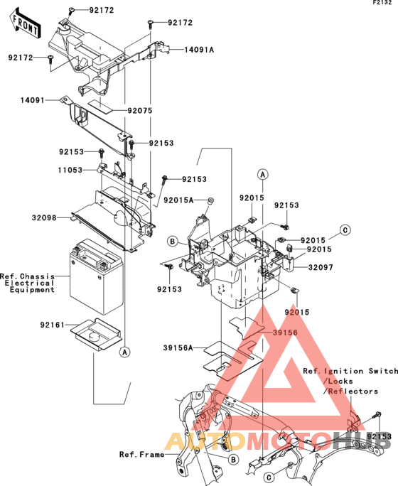Короб для АКБ