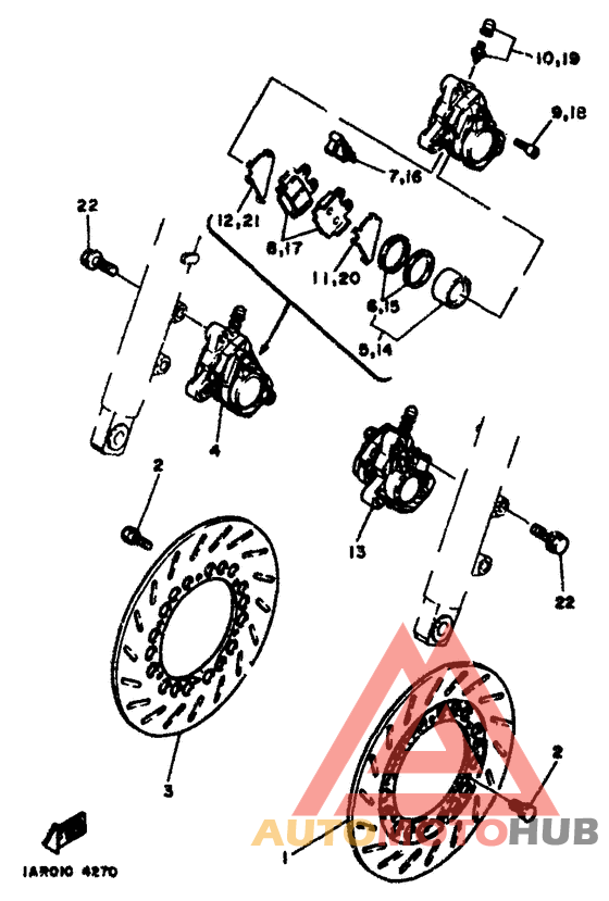 Передний суппорт