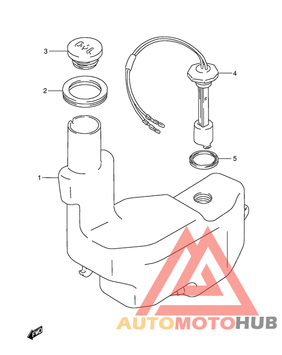 Бак масляный