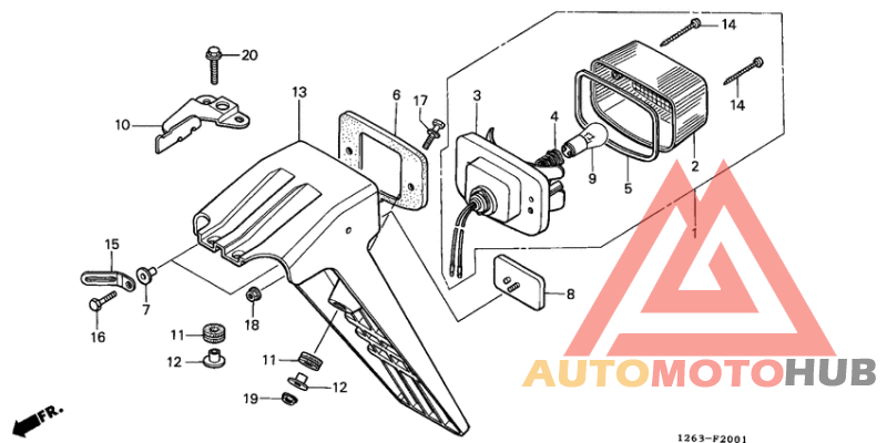 Taillight unit ass`y