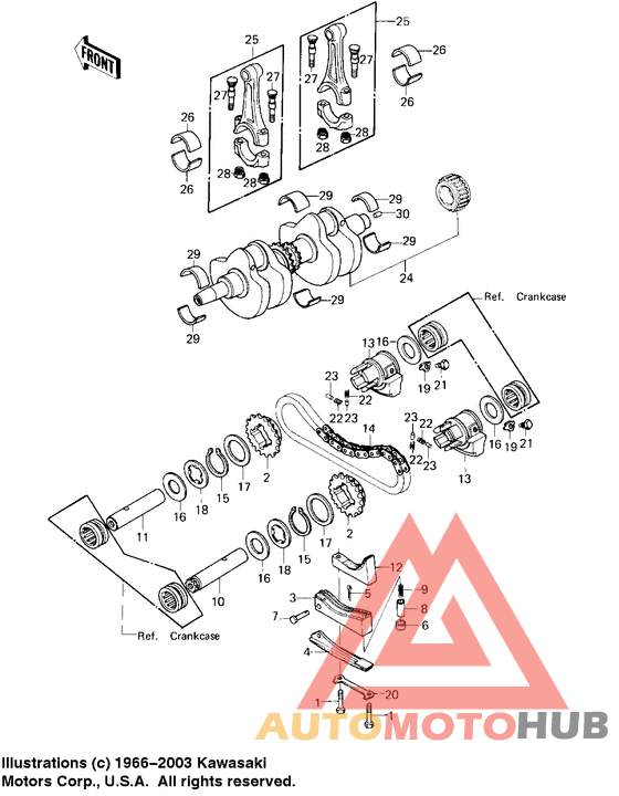 Crankshaft/balancer