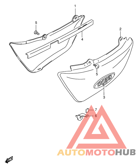 Обтекатель задний