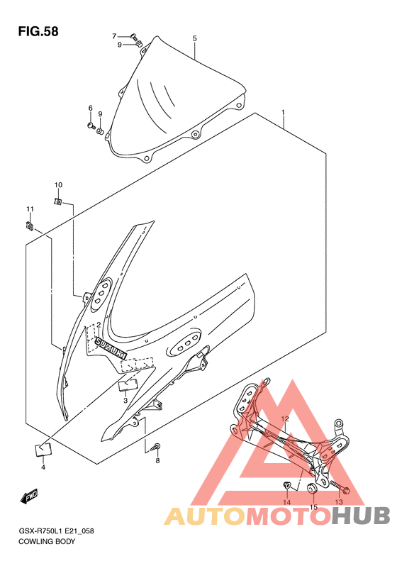 Cowling body