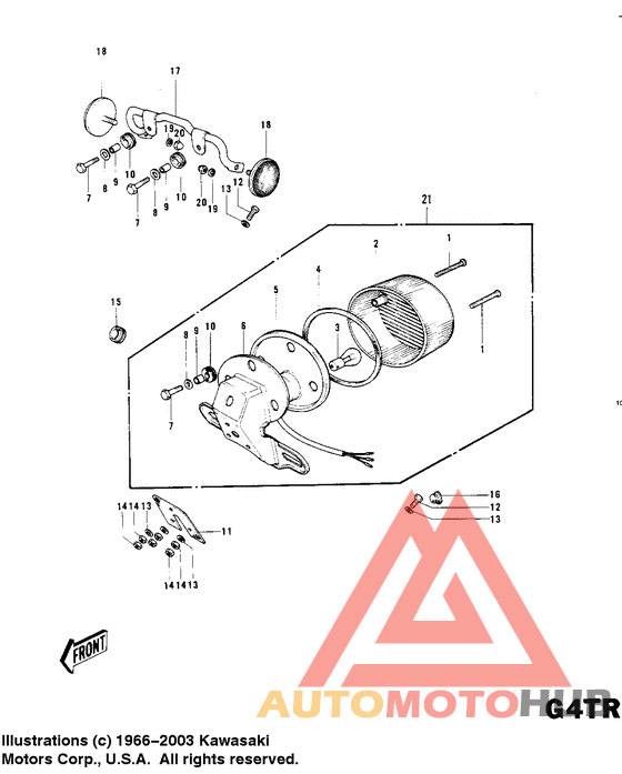 Taillight unit ass`y