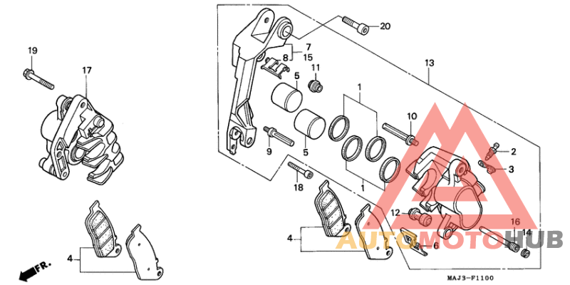 Передний суппорт