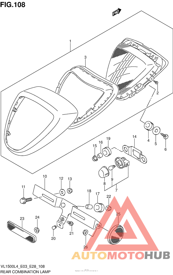 Rear Combination Lamp (Vl1500L4 E03)