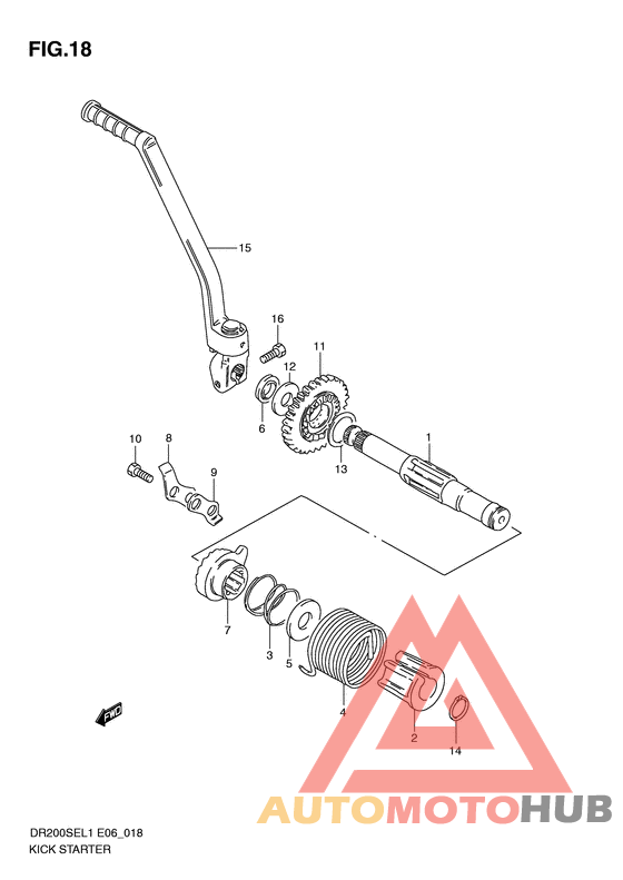 Ножной стартер