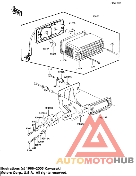 Taillight unit ass`y