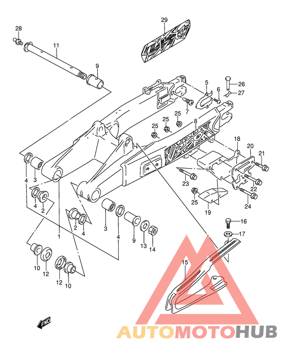 Маятник задний