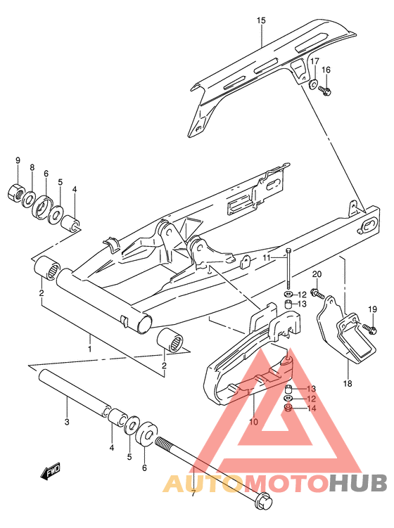 Маятник задний