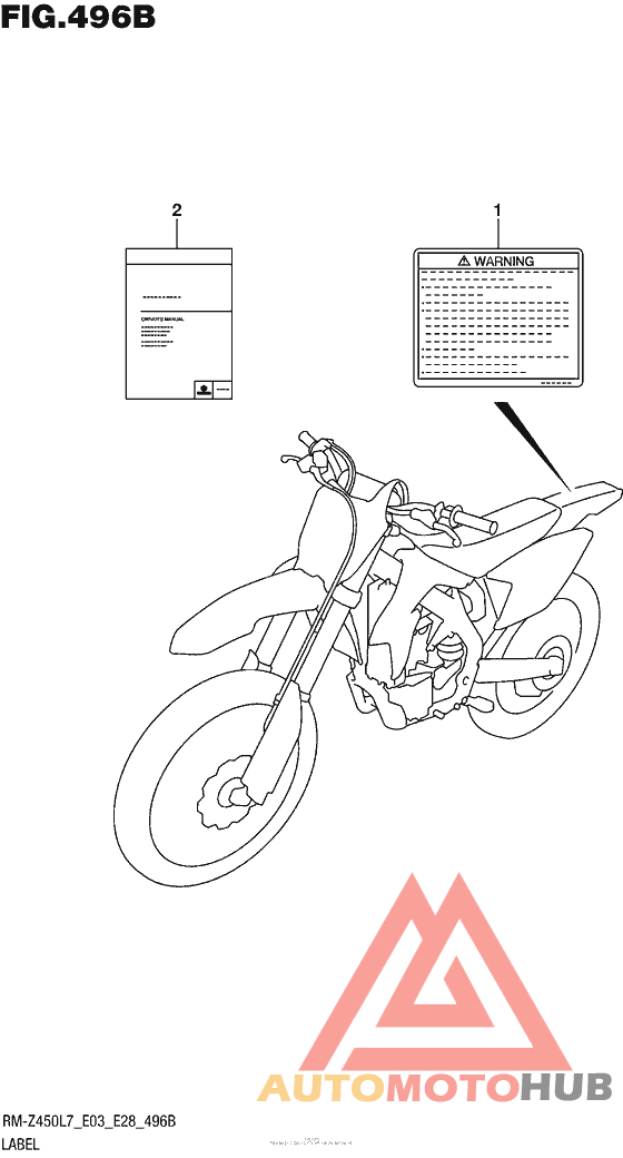 Label (Rm-Z450L7 E28)