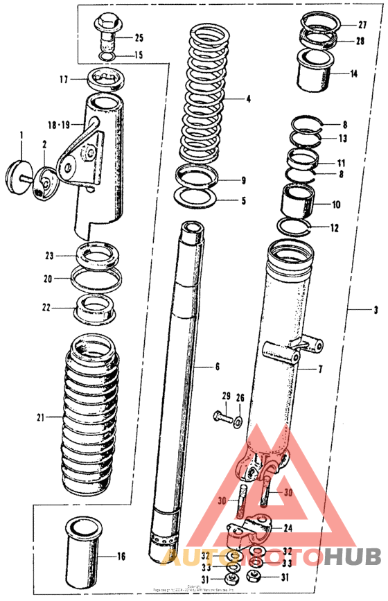 Cl right front fork k2