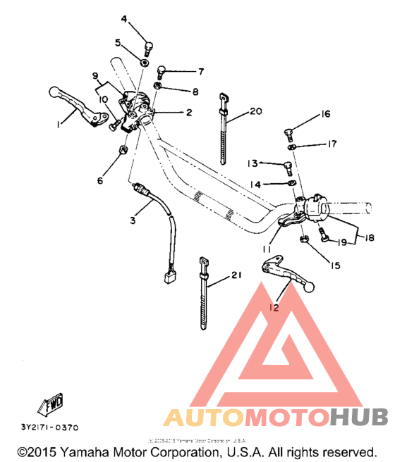 Handle switch - lever
