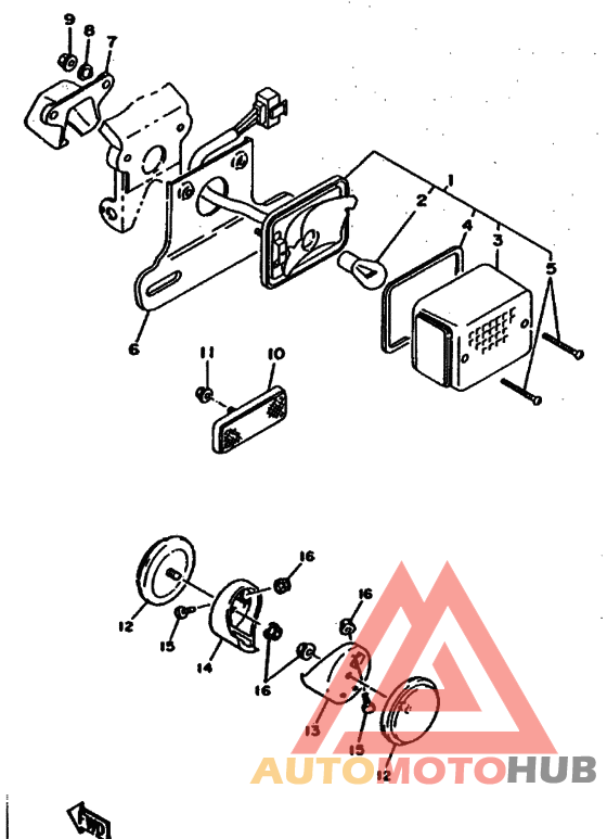 Taillight unit ass`y
