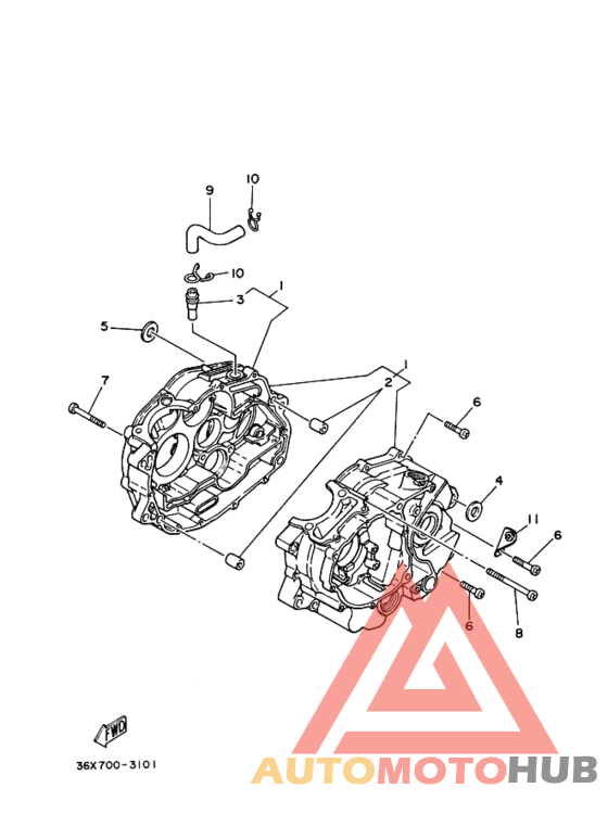 Картер двигателя
