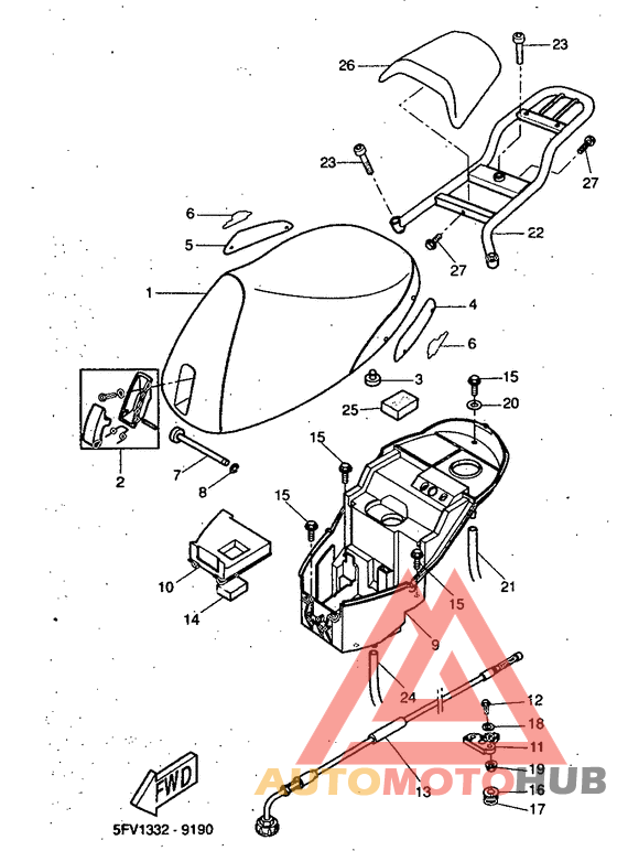 Selle. porte -bagages
