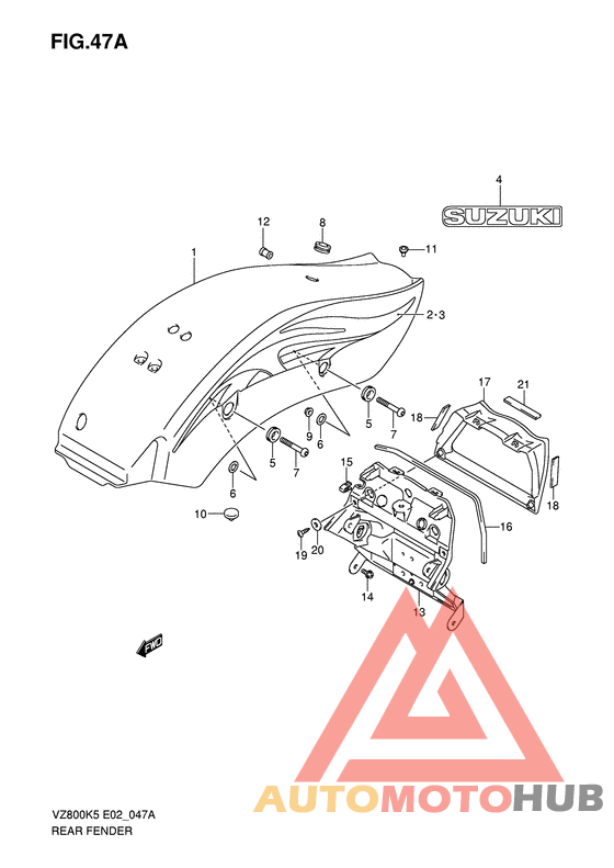 Заднее крыло