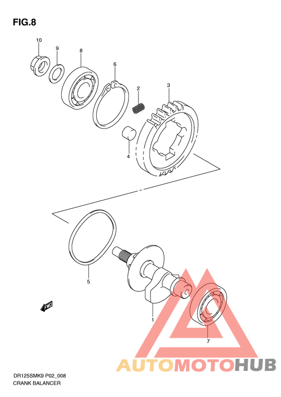 Балансир кривошипа