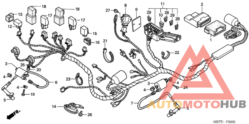 Harness wire