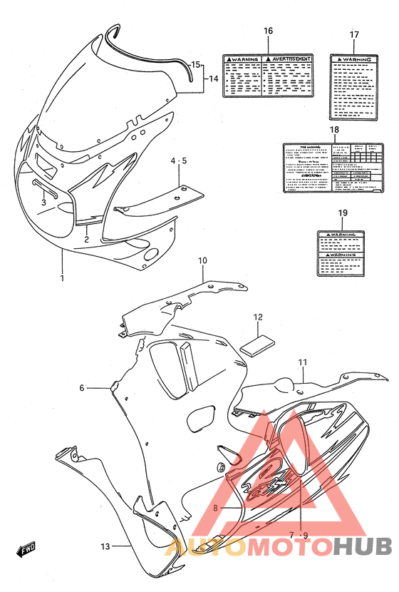 Cowling body