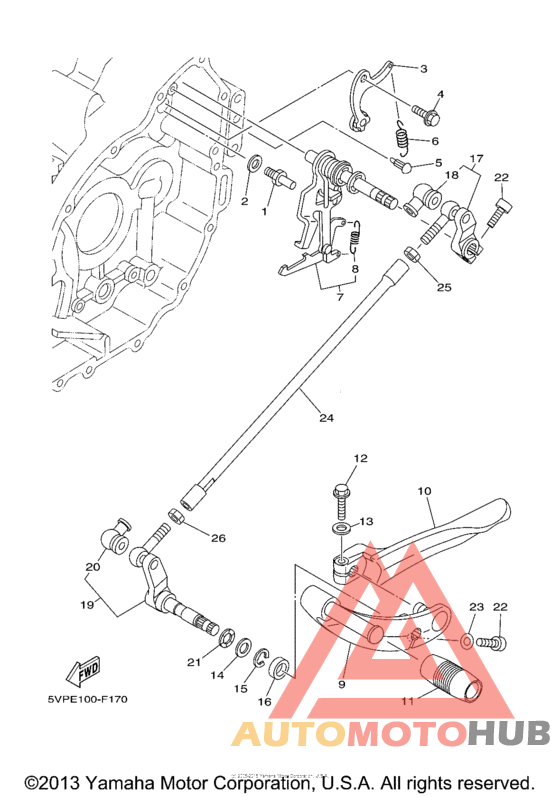 Вал переключения