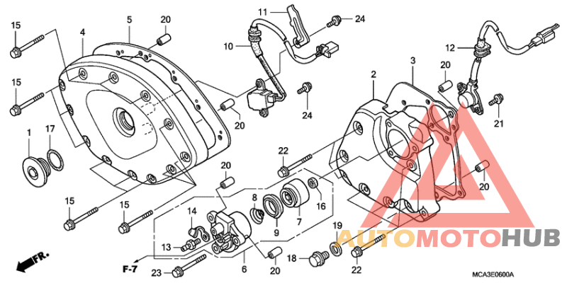 Front cover/transmission cover