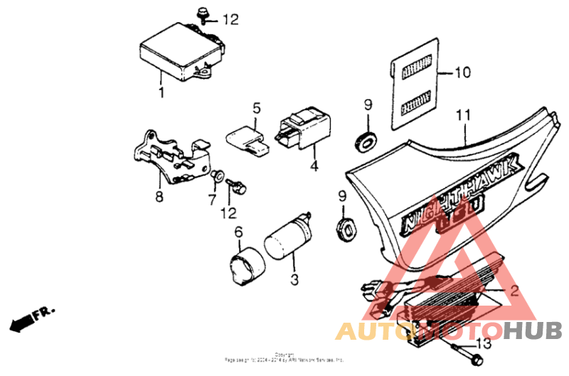 Left side cover + igniter unit