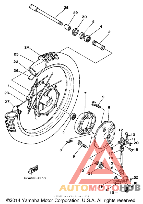 Front wheel l