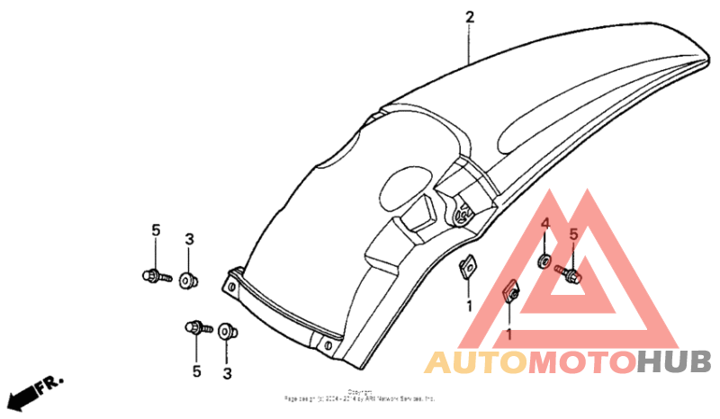 Задний бампер