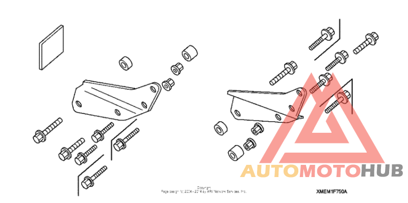Chrome backrest + rear carrier attachment